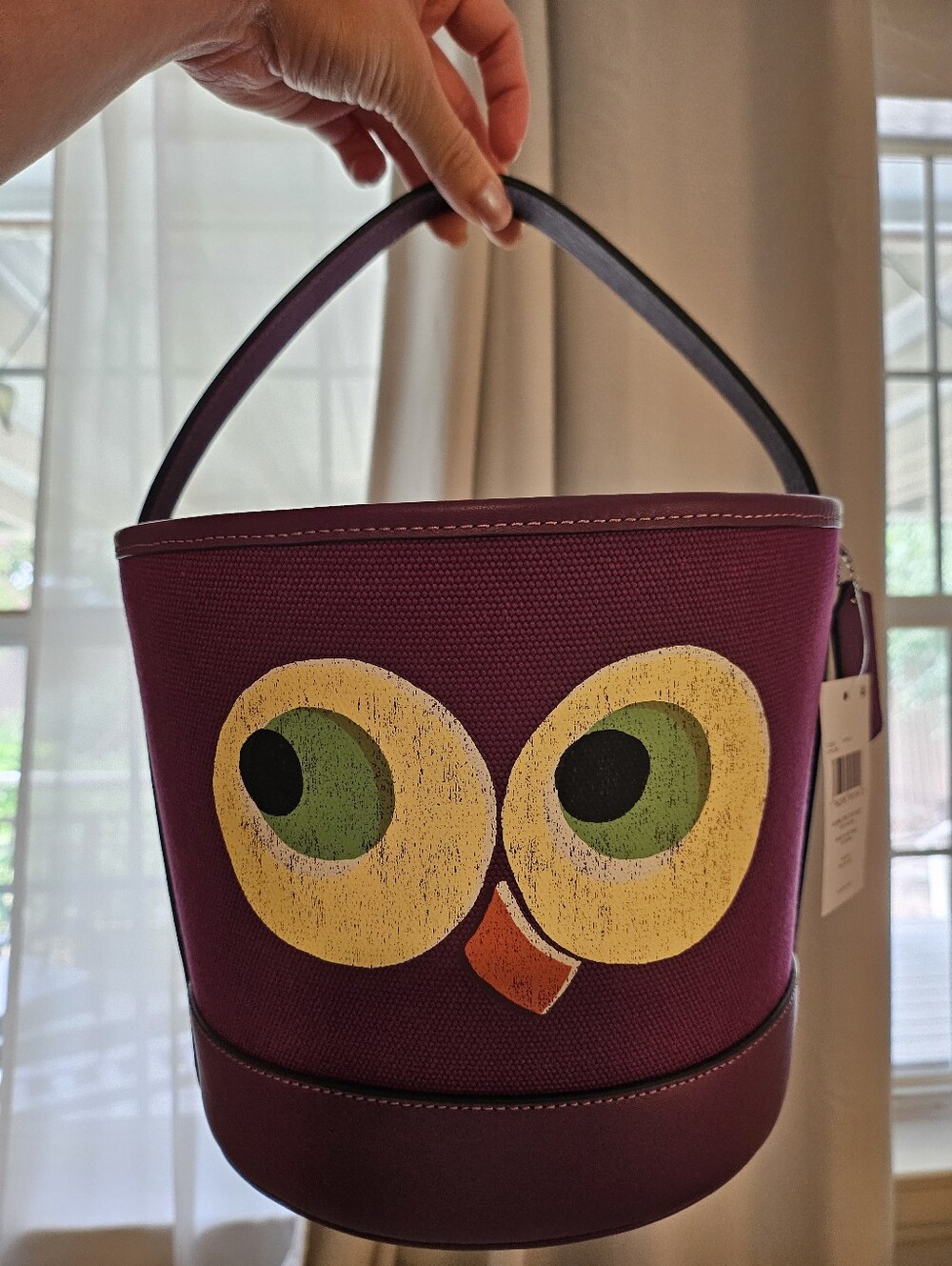 NWT Coach Owl Halloween Bucket